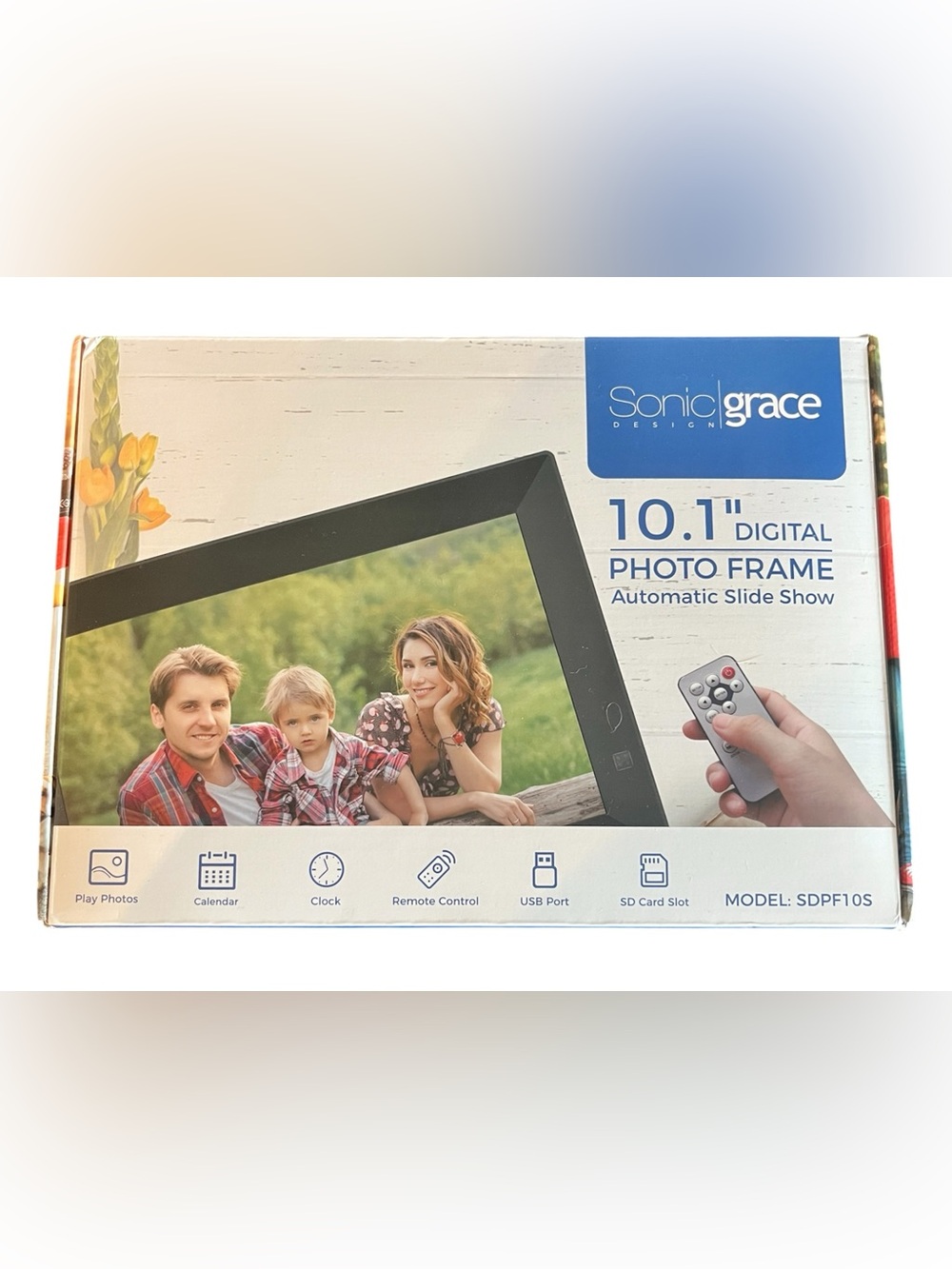 10.1" Black Digital Photo Frame with Remote Control